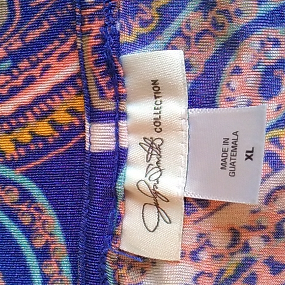 Jaclyn Smith Size XL Multicolor Paisley Prints - Picture 6 of 9